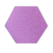 HEXAGON POLYESTER PINBOARD | 600x520mm | Purple | 1pc