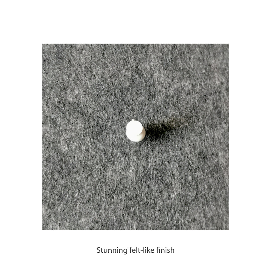 ROUND POLYESTER PINBOARD | 600mm | Dark Grey