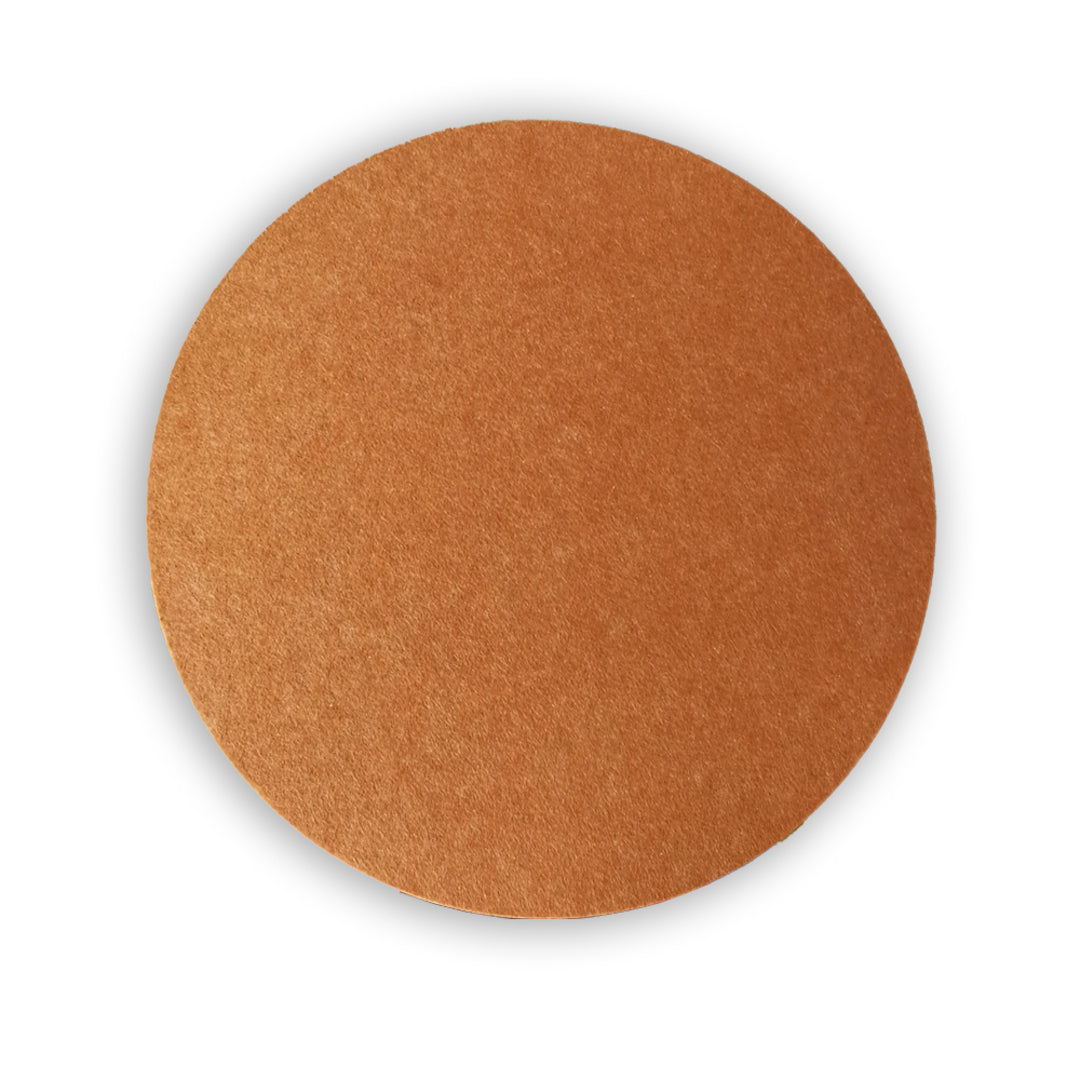 ROUND POLYESTER PINBOARD | 600mm | Terracotta