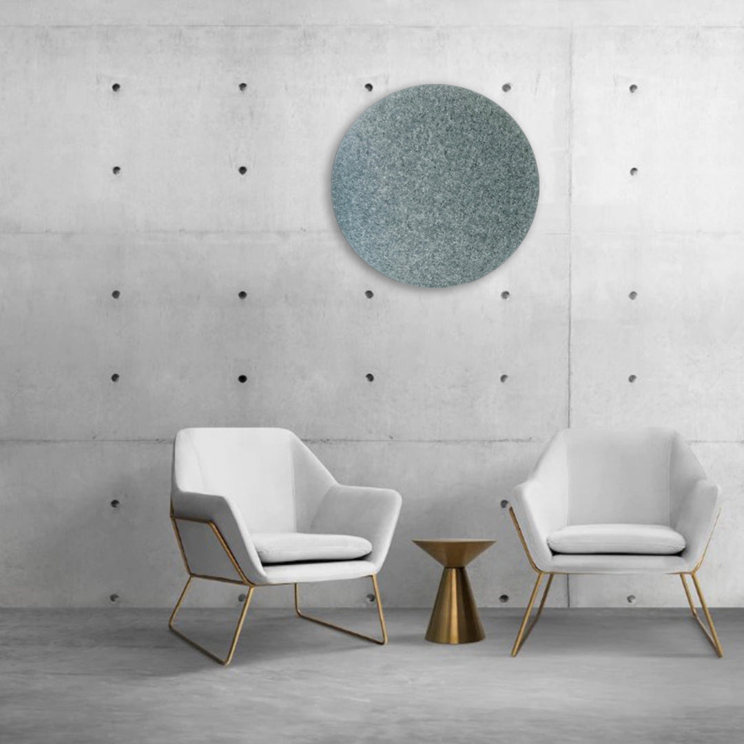 ROUND POLYESTER PINBOARD | 600mm | Dark Grey