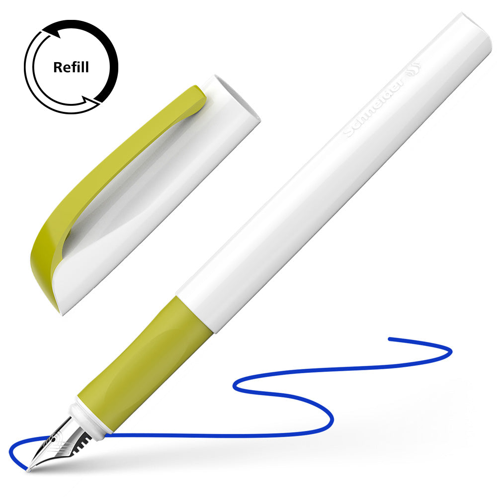 Schneider Fountain Pen Xpect Sour Lemon - Cafe Supply