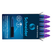 Schneider Rollerball Refill Cartridge One Change Box 5 Pieces Violet - Cafe Supply