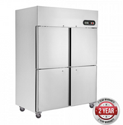 SUF1000 TROPICAL Thermaster 4×½ door SS Freezer - Cafe Supply