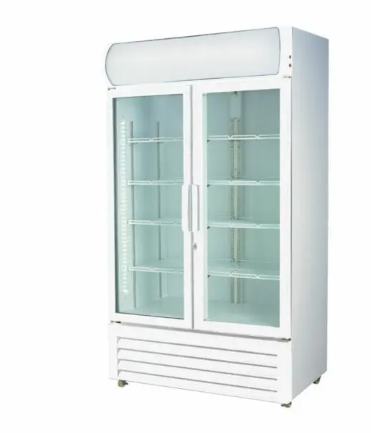 Two Glass Door Colourbond Upright Drink Fridge - Cafe Supply