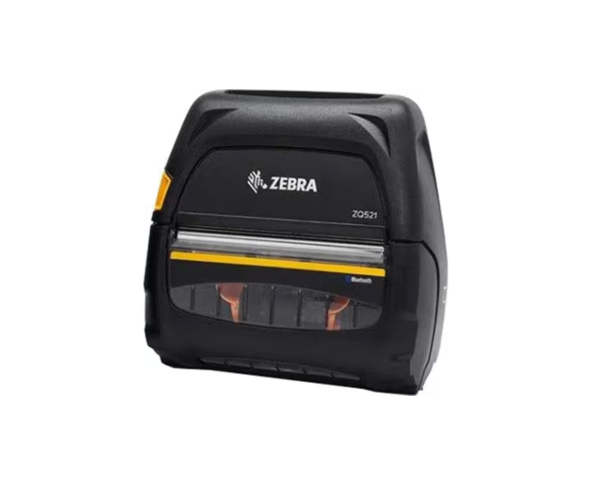 Zebra ZQ521 Mobile Label Printer, 4 Inch, Bluetooth 4