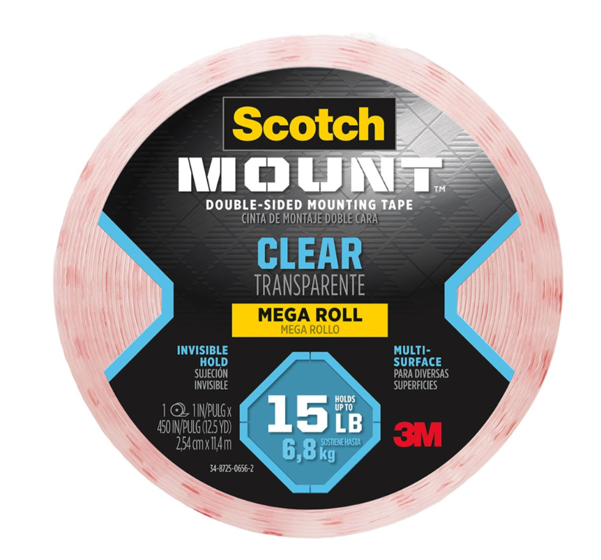 Scotch Mounting Tape 410H-LNG Clear 25mmx11.4m