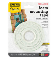 Scotch 4013-CFT Craft Mounting Tape 12.7mm x 3.81m