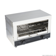 Single infrared quartz element salamander griller toaster and timer - QT-1 - Cafe Supply
