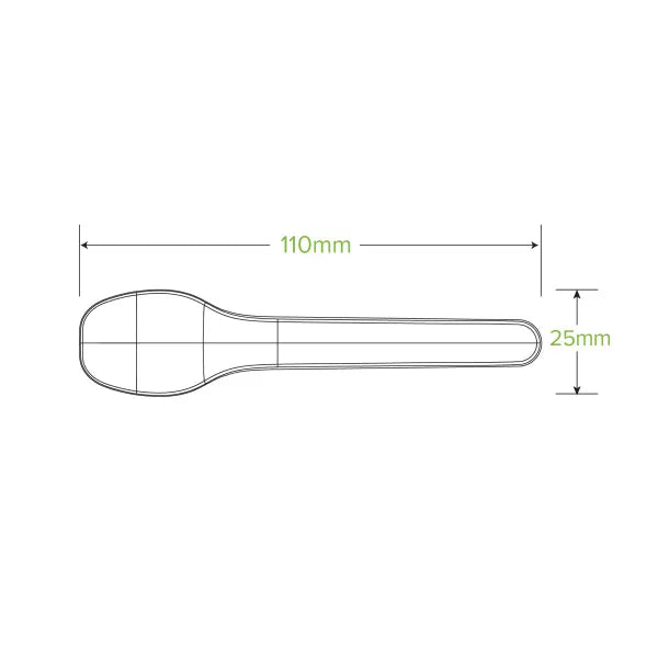 11cm Plant Fibre Teaspoon