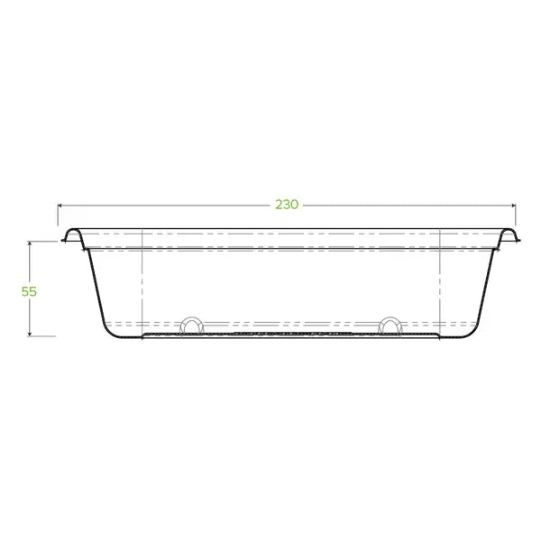 1,000ml Natural Plant Fibre Takeaway Base