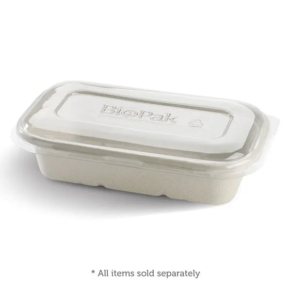 1,000ml White Plant Fibre Takeaway Base