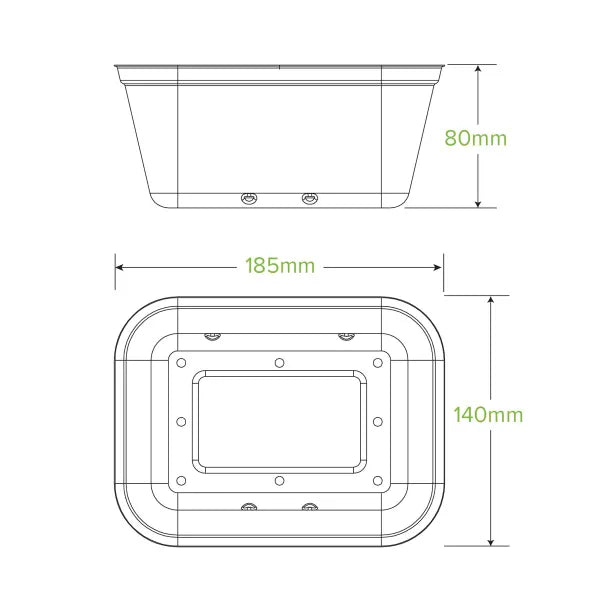 1kg Plant Fibre Punnet