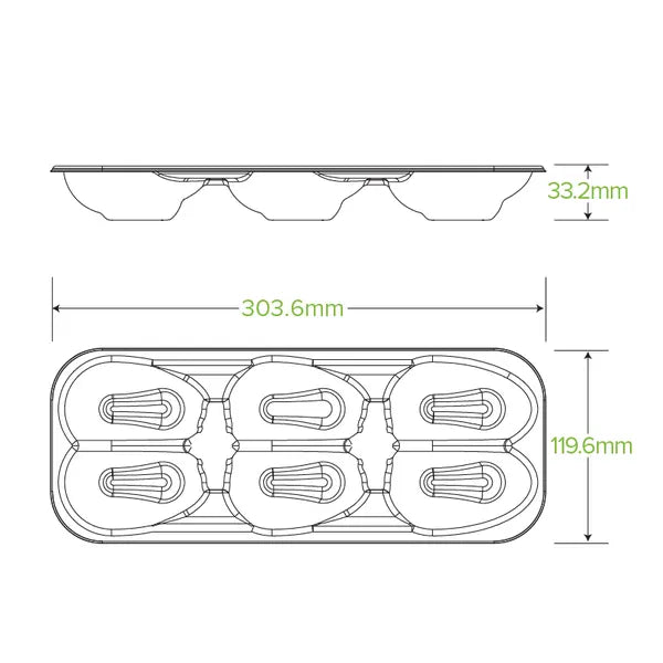 Plant Fibre Oyster Tray Base