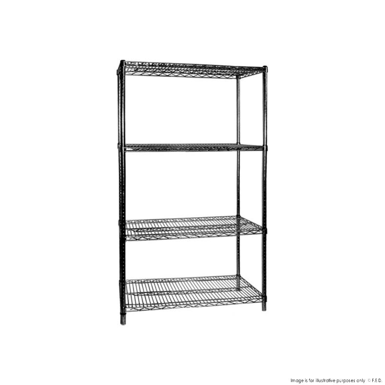 B18/30 Four Tier Shelving – 457 mm deep x 1880 high - Cafe Supply