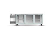 BackBar 3 Glass Swing Door SlimLine Fridge - Cafe Supply