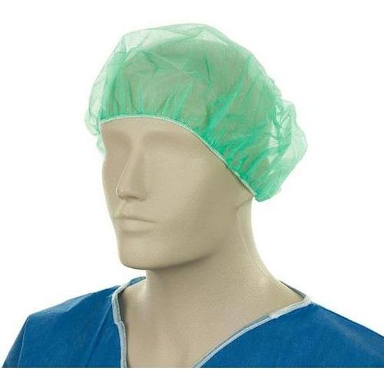 Bastion Bouffant Hat Green 21" - Cafe Supply