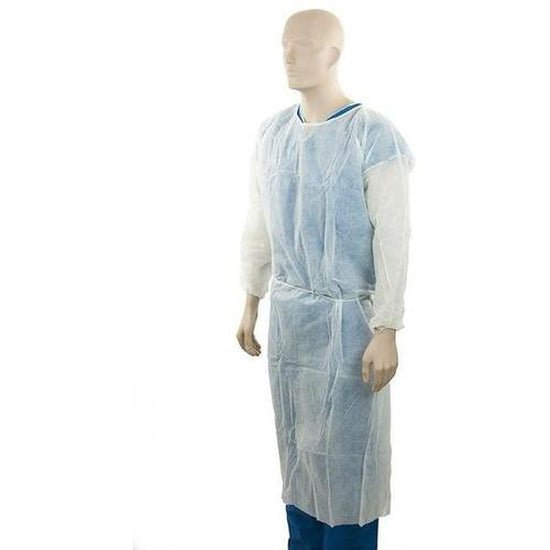 Bastion Polypropylene Gown White - Cafe Supply