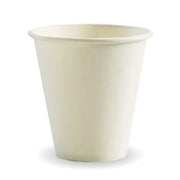 280ml / 8oz (90mm) White Single Wall BioCup - Cafe Supply