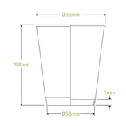 390ml / 12oz (90mm) Indigenous Art Series Double Wall BioCup