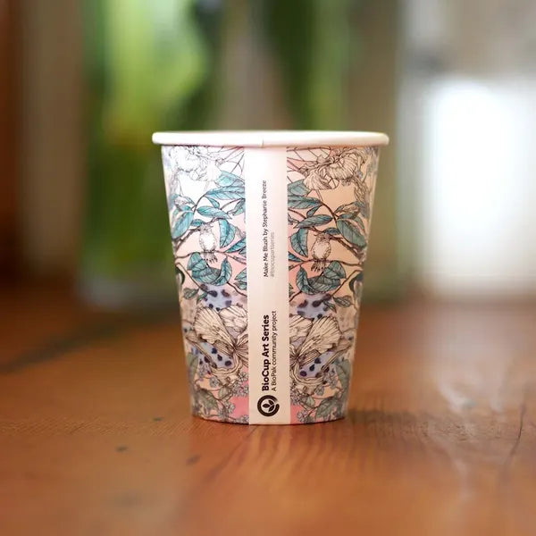 230ml / 6oz (80mm) Art Series Single Wall BioCup - Cafe Supply