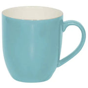 Brew Maya Blue/White Mug 380Ml - Cafe Supply