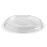 600 & 700ml Clear Wide BioBowl Lid - Cafe Supply