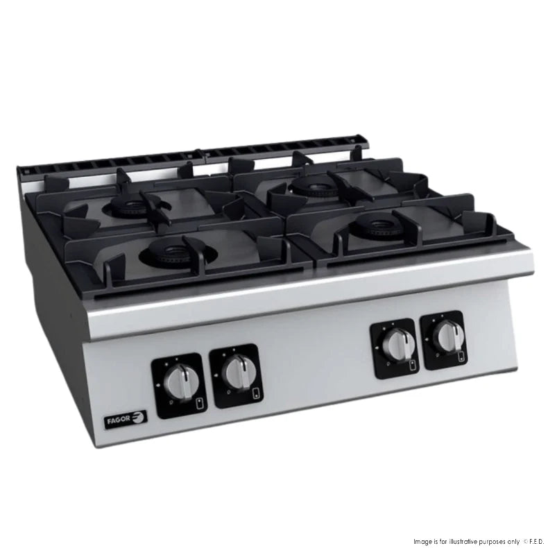 Bench Top 4 Gas Burners – C-G740H - Cafe Supply