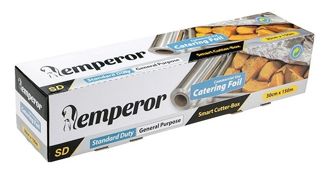 Catering Foil Roll - Silver, 300mm x 150m - Cafe Supply