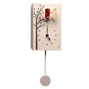 Cuckoo Clock Rectangle White - Cafe Supply