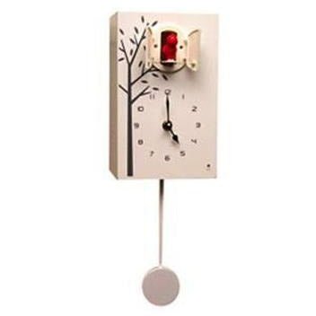 Cuckoo Clock Rectangle White - Cafe Supply
