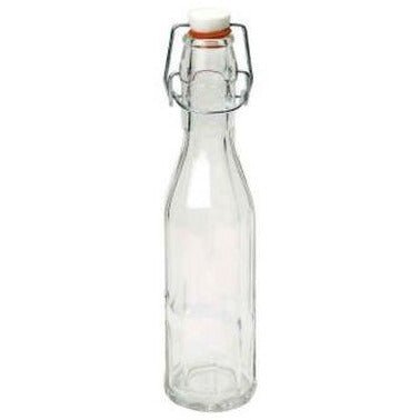 Dexam Clip Top Bottle Faceted 250Ml (4) - Cafe Supply