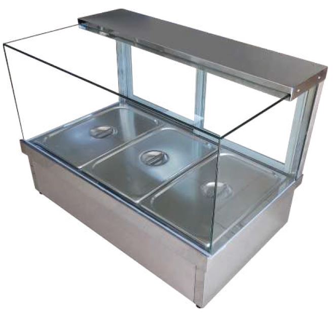 DRY HOT FOOD DISPLAY 730 MM CRD 4 CRD-4 - Cafe Supply