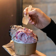 10cm Wood Ice Cream Spoon - Cafe Supply