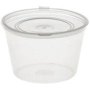 Emperor 100ml/4oz Polypropylene Sauce Cup with Lid - Cafe Supply