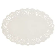 Enviroboard Lace Doyley, Oval No.3 - Cafe Supply