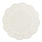 Enviroboard Lace Doyley, Round - Cafe Supply