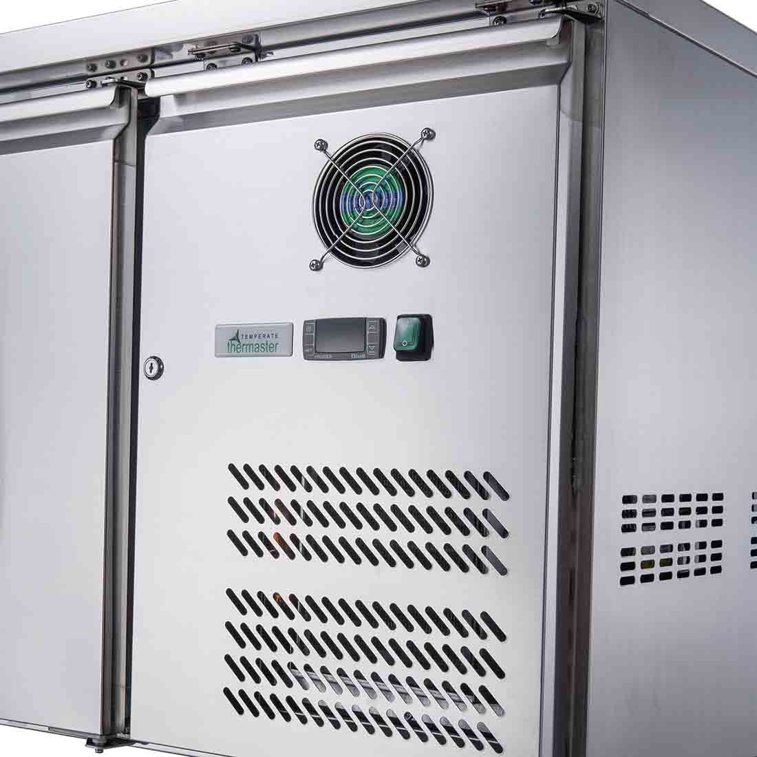 Four Door Bench Fridge – XUB6C22S4V - Cafe Supply