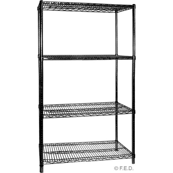 Four Tier Shelving – 457 mm deep x 1880 high - Cafe Supply
