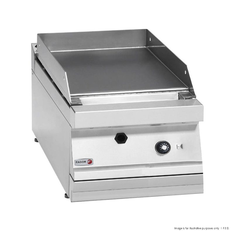 Fagor 700 series natural gas mild steel 1 zone fry top FTG7-05L - Cafe Supply