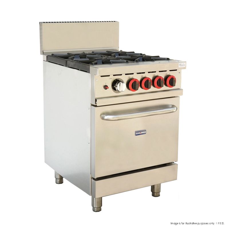 Gasmax 4 Burner With Oven Flame Failure - Cafe Supply