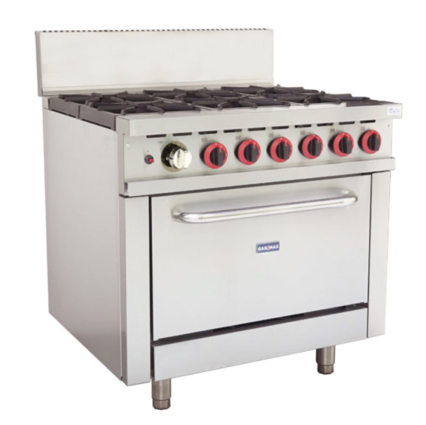 GBS6TULPG Gasmax 6 Burner With Oven Flame Failure - Cafe Supply