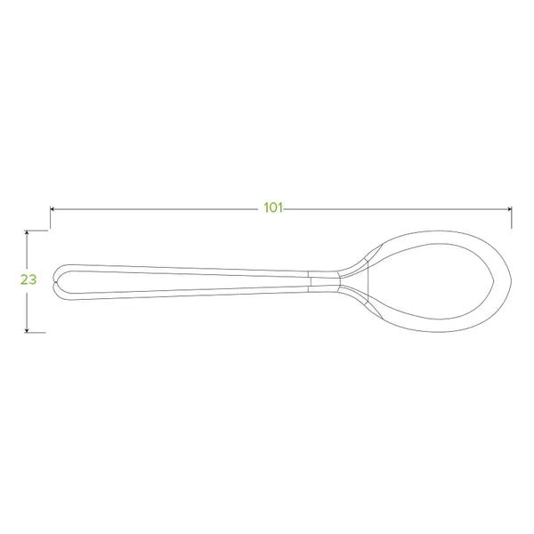 10cm / 4" PLA Tea Spoon - Cafe Supply