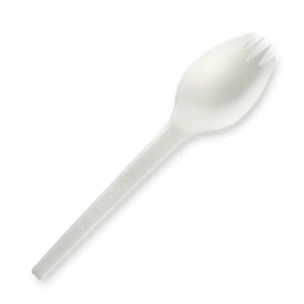 15cm / 6" PLA Spork - Cafe Supply