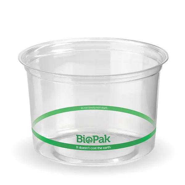 500ml Clear BioBowl - Cafe Supply