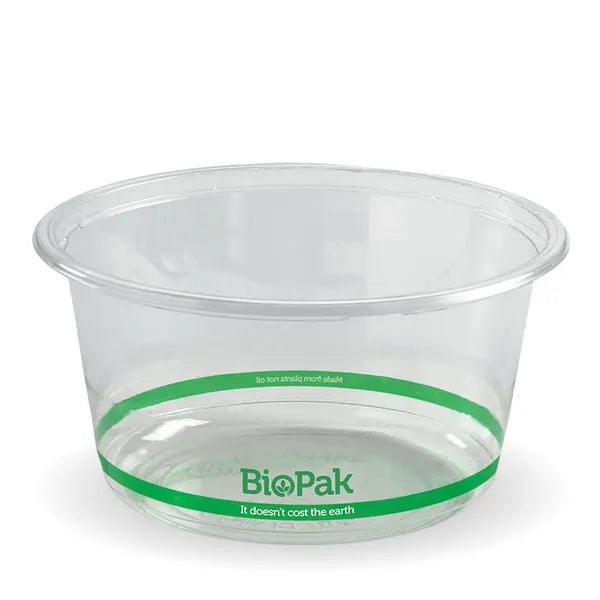 700ml Clear Wide BioBowl - Cafe Supply
