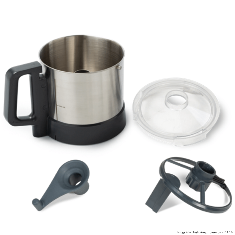 DITO SAMA PREP4YOU Cutter Mixer Food Processor 1 Speed 2.6L Stainless Steel Bowl P4U-PS2S