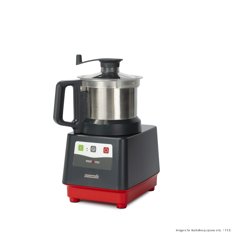 DITO SAMA PREP4YOU Cutter Mixer Food Processor 1 Speed 2.6L Stainless Steel Bowl P4U-PS2S