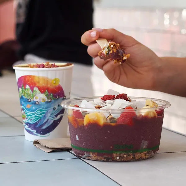 360ml Clear BioBowl - Cafe Supply