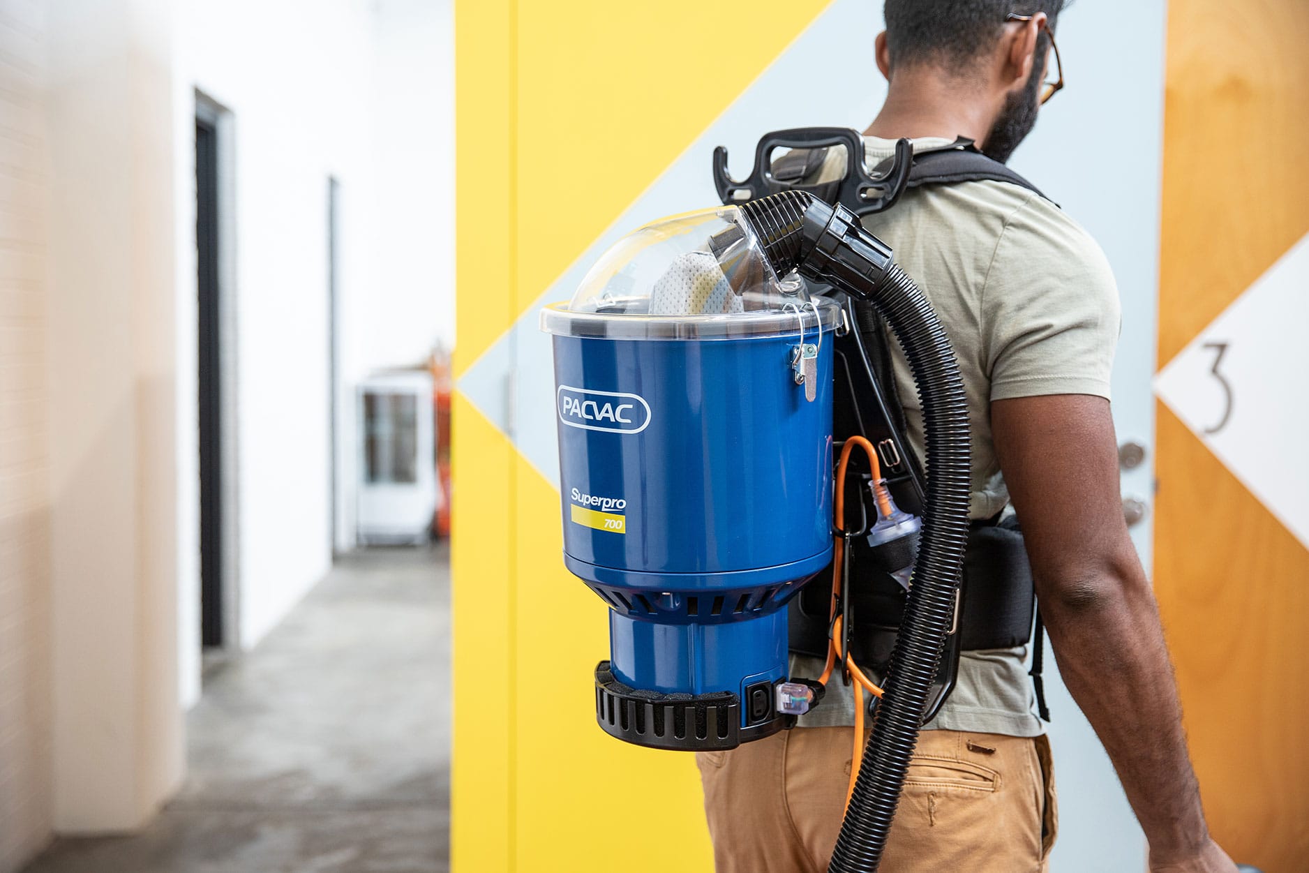 PACVAC SUPERPRO BACKPACK VACUUM CLEANER - Cafe Supply