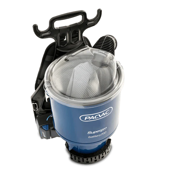 PACVAC SUPERPRO BATTERY BACKPACK VACUUM CLEANER - Cafe Supply